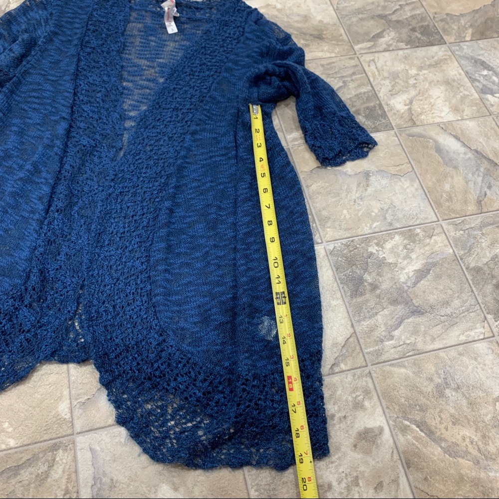 PINA ROSSI Blue Cardigan - Picture 10 of 10